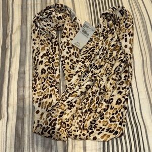 BKE Leopard Print infinity Scarf